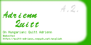 adrienn quitt business card